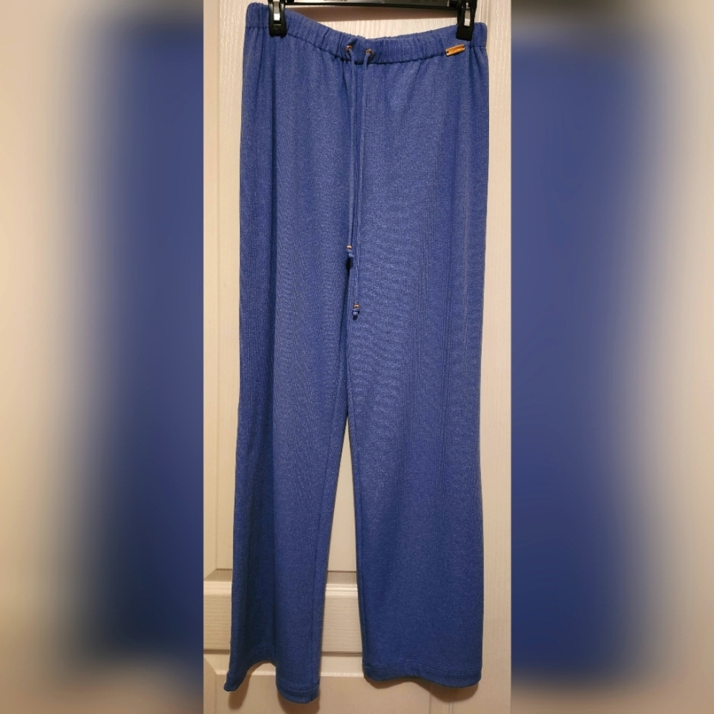 EUC ST JOHN SPORT BY MARIE GRAY BLUE PANTS SIZE SMALL